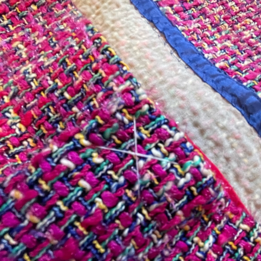 J. Crew Collection Vibrant Pink and Multicolor Tweed Resume Dress - Picture 13 of 14